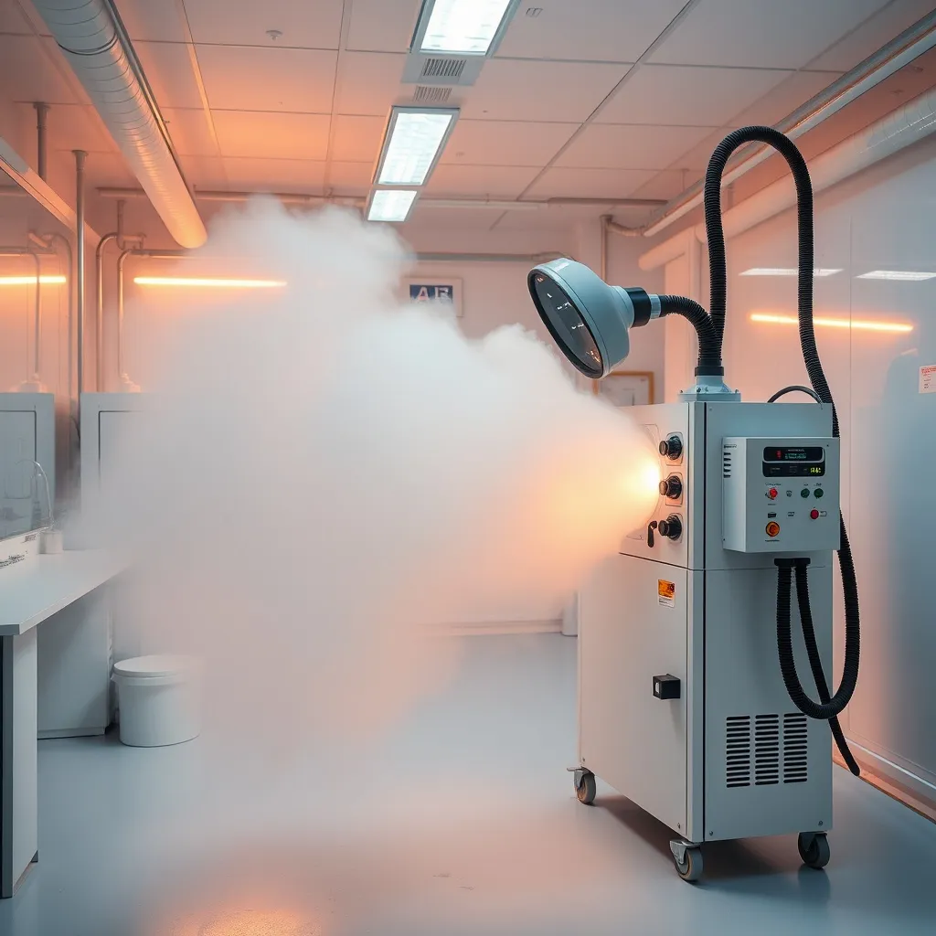 Professional disinfection equipment, high-tech fogging machi